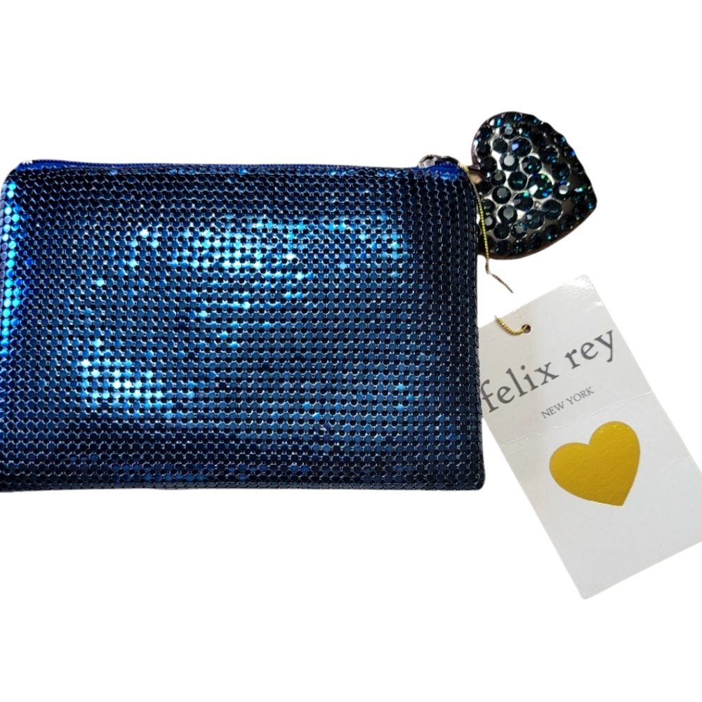 Felix Rey Metal Mesh Clutch NWT - Picture 2 of 7